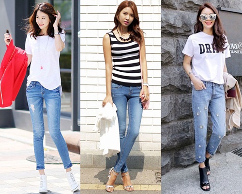 Quần jeans sành điệu ngày cuối tuần