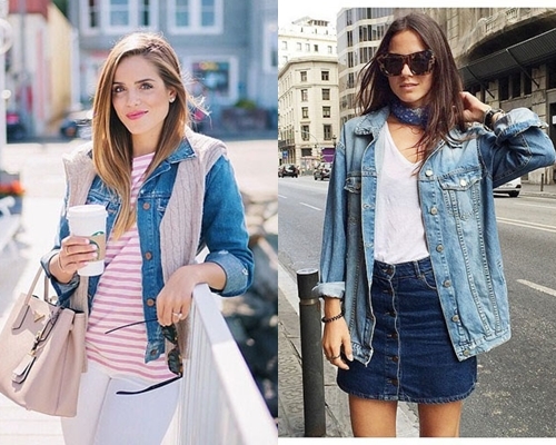 Jean jacket - chiếc áo không thể thiếu trong mùa thu