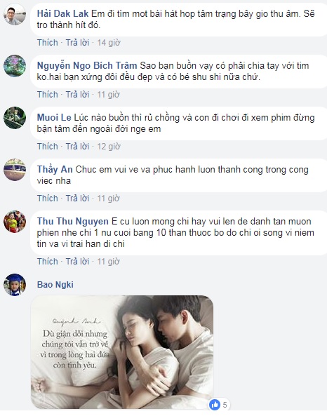 Nhiều người động viên và dành cho Trương Quỳnh Anh những lời chia sẻ.