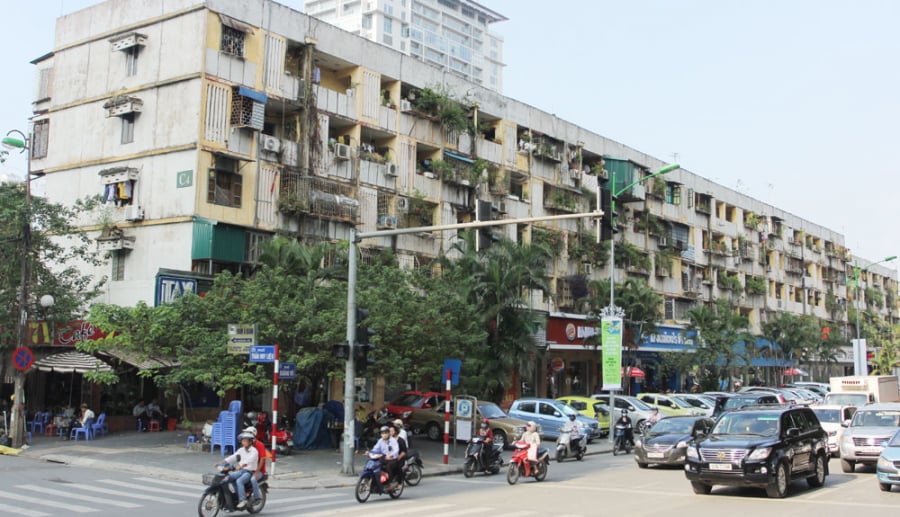 Chất lượng môi trường sống tại các khu vực nhà cao tầng, chung cư cũ cũng không được đảm bảo