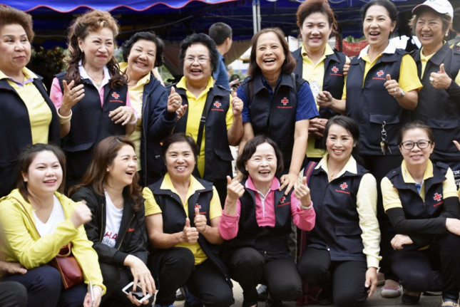 Các thành viên của đội tình nguyện tham gia chiến dịch giải cứu lần này