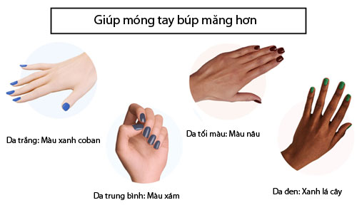 chọn màu nail