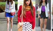 Cách mặc đẹp trang phục họa tiết chấm bi siêu quyến rũ không bao giờ lỗi mốt