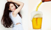 Cách làm đẹp từ bia cho làn da trắng sứ chơi Tết