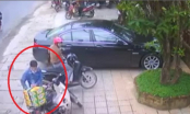 Nam thanh niên đi SH tiện tay trộm 3 thùng bia trên xe của một người phụ nữ