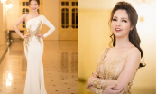 Á hậu Thụy Vân lộ vai trần trong tiết trời lạnh