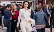 Nhã Phương cá tính với trang phục trắng toàn tập khi xuất hiện tại LHP Cannes 2018