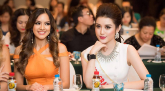 Nhan sắc 'một chín một mười' của Huyền My bên dàn người đẹp Hoa hậu Hòa bình