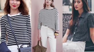 Gợi ý cách mix đồ họa tiết kẻ đen trắng trẻ trung không bao giờ lỗi mốt