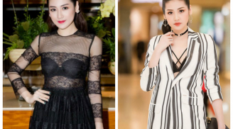 Á hậu Tú Anh diện đầm xuyên thấu khoe nội y cực gợi cảm