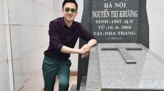 Dương Triệu Vũ bị chê thậm tệ vì hành động trước mộ bà