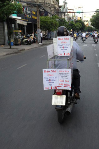Giống như bao cao su, bất động sản ở đầu cần là có biển bán ngay
