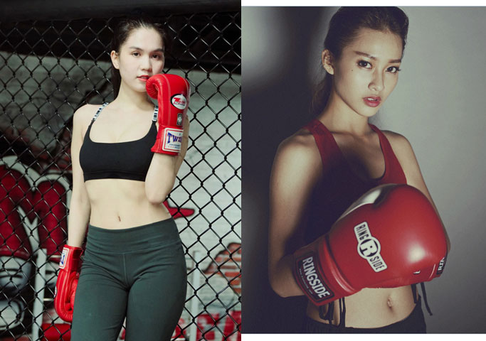  Phải chăng, trước sự nổi lên như diều vượt qua biên giới của cô bé 15 tuổi Khả Ngân, Ngọc Trinh bon chen muốn làm hotgirl boxing?