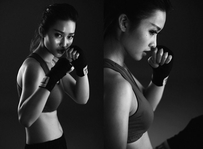  Đặc biệt hơn cả là “Boxing girl” 15 tuổi Khả Ngân được ví như nữ diễn viên, kiêm võ sĩ quyền anh Lee Si Young của Hàn Quốc