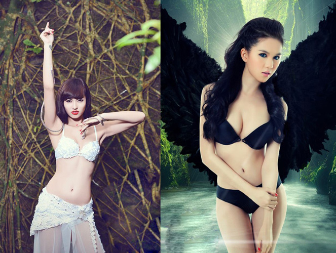  Nhiều ý kiến cho rằng, cứ đà này, Hồng Quế sẽ soán ngôi nữ hoàng đồ lót của Ngọc Trinh. 