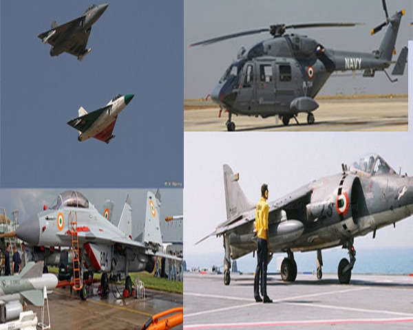 Các loại máy bay chiến đấu, tiêm kích, trực thăng săn ngầm được trang bị trên tàu sân bay mới của Ấn Độ