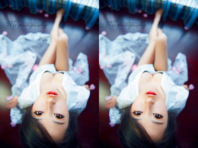 Những góc chụp giúp cô thể hiện được vẻ sexy của mình.