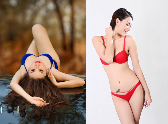  Cũng giống như Hồng Quế, gái ngoan Diễm My đã bắt  đầu chụp ảnh bikini gợi cảm, sexy.