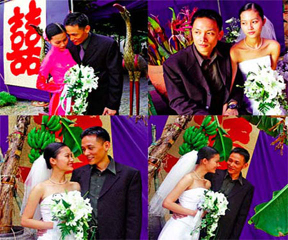  Năm 1999, Quang Hải và Hải Yến đã gặp gỡ và bén duyên trong bộ phim Mùa hè chiều thẳng đứng. Khi mới yêu nhau, Quang Hải đã là một diễn viên có tiếng ở phía Bắc, còn Hải Yến chỉ là một cô gái nhỏ, 16 tuổi, đen nhẻm và gầy còm, không đầy 40 kg.