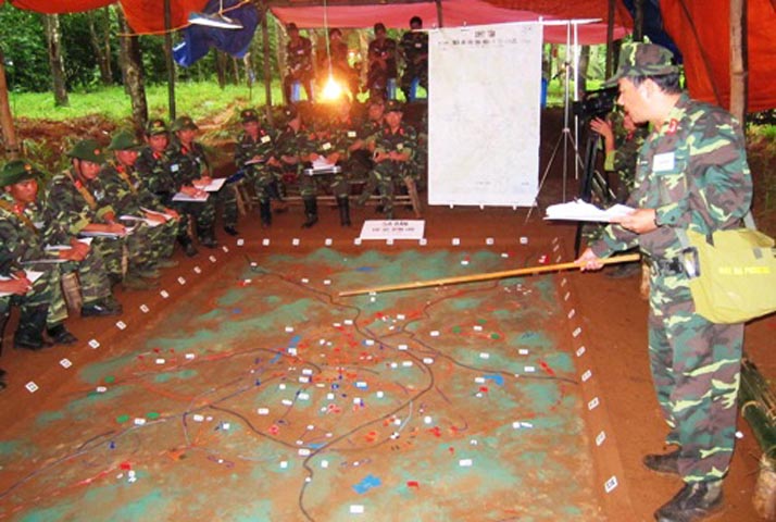 Thượng tá Đỗ Đình Thanh, Lữ đoàn trưởng thông qua cách đánh cho các cơ quan, đơn vị trên sa bàn  