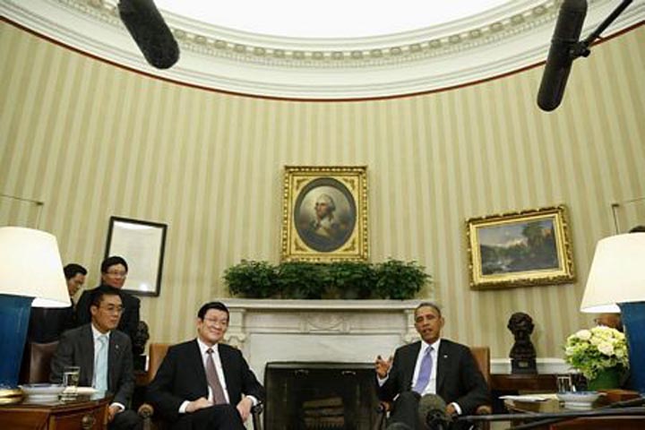 Tại cuộc hội đàm, Tổng thống Obama đã khẳng định sự coi trọng quan hệ Việt Nam - Hoa Kỳ và vai trò của Việt Nam trong khu vực.