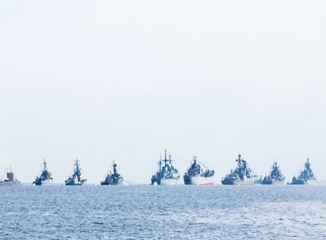 Hình ảnh chiến hạm của Nga.