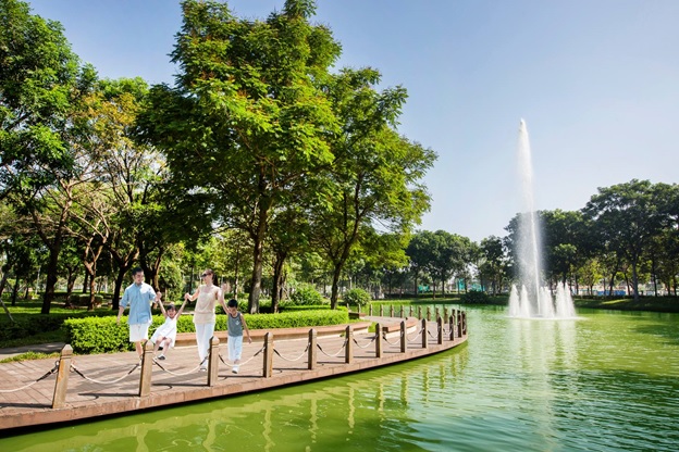 Celadon City đã thành công trong việc sử dụng nước và năng lượng thông minh để bảo vệ môi trường sống