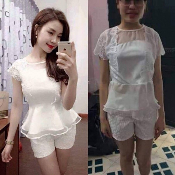 Bộ quần áo khiến cô nàng khóc thét khi mặc lên người.