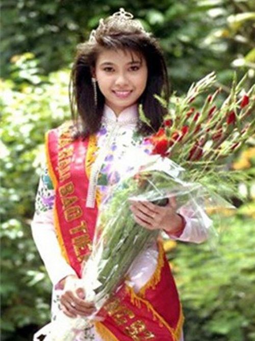 Hà Kiều Anh đăng quang Hoa hậu Việt Nam năm 1992
