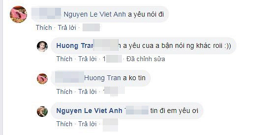 Hai vợ chồng Việt Anh trò chuyện cùng một người bạn.    