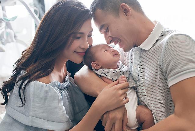 Gia đình nhỏ của Thúy Diễm và Lương Thế Thành