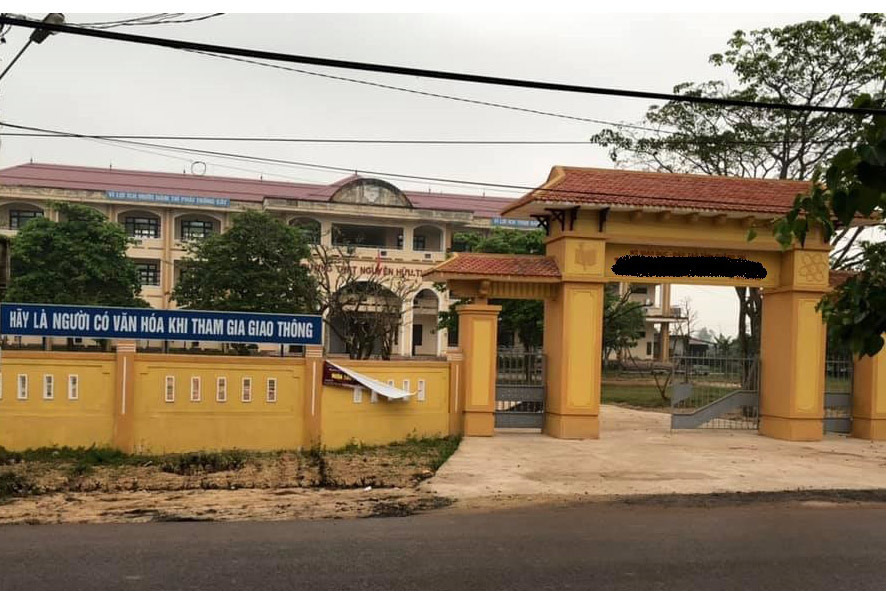 Một trong 2 trường THPT ở huyện Triệu Phong có nam sinh bị tố hiếp dâm nữ sinh lớp 10.