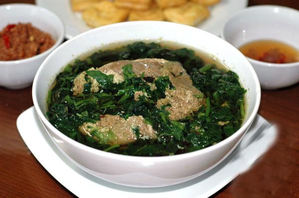 Canh cua rau mồng tơi lành tính thanh nhiệt rất tốt ăn trong mùa hè nóng bức