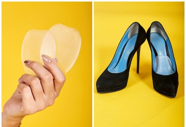 Dùng miếng lót silicon giảm độ cọ xát của chân với giày