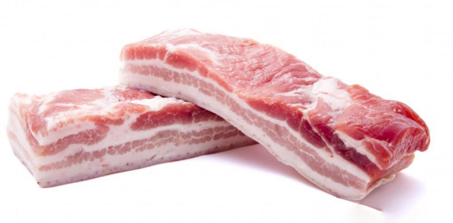Thịt lợn ngon khi ấn có đàn hồi tốt màu sắc tươi đẹp