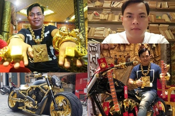 Phúc XO được coi là đại gia đeo nhiều vàng nhất Việt Nam.