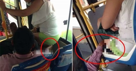Cô gái bị sàm sỡ trên xe buýt.