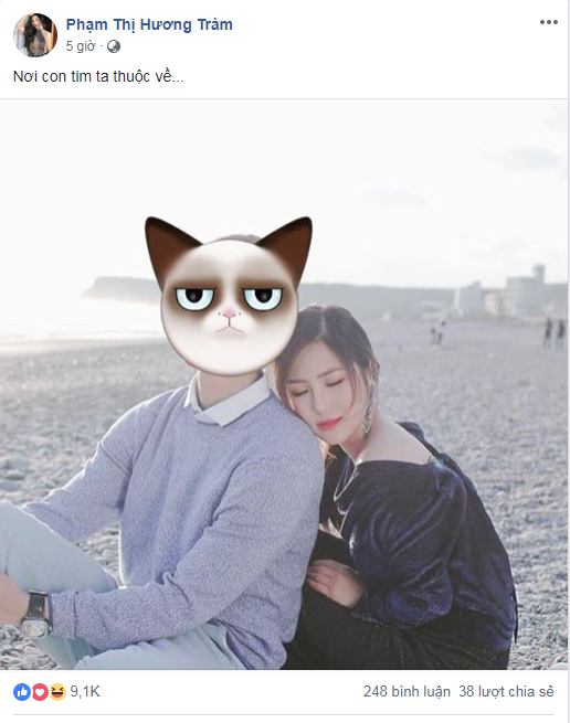 Cách đây ít giờ, trên trang facebook cá nhân của giọng ca