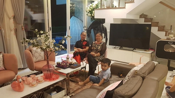 Gia đình Phi Thanh Vân nghỉ tại một khu nghỉ dưỡng sang chảnh ở Vũng Tàu.    