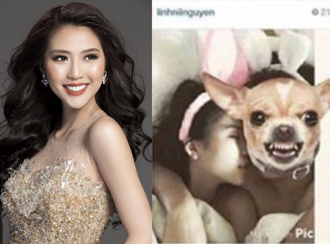 Vào thời điểm tên tuổi đang được chú ý, Tường Linh vướng tin đồn lộ ảnh nhạy cảm khi các trang mạng xã hội chia sẻ rất nhiều một bức ảnh cô gái có nhan sắc giống Tường Linh chụp bên cạnh một chàng trai giấu mặt.