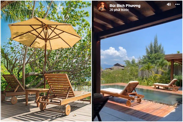 Hình ảnh của khu resort nơi Shark Khoa đang nghỉ dưỡng rất giống những hình ảnh mà Bích Phương đăng tải.    