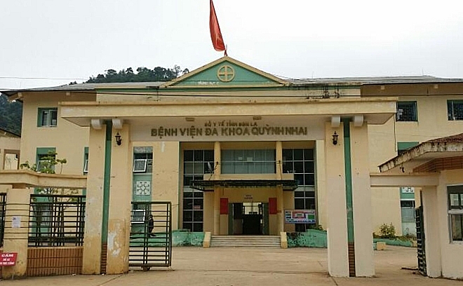 Bệnh viện Đa khoa huyện Quỳnh Nhai (ảnh: VNE)