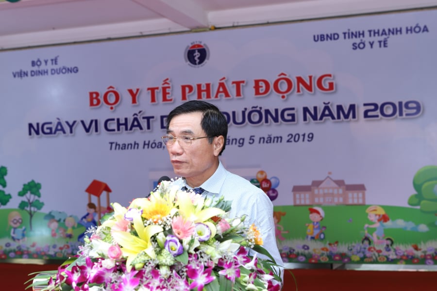 Đ/C Phạm Đăng Quyền – Phó Chủ tịch UBND tỉnh Thanh Hóa cam kết tỉnh Thanh Hóa sẽ tiếp tục cải thiện và đẩy mạnh việc bổ sung vi chất cho cộng đồng địa phương