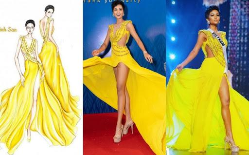Chiếc váy vàng của HHen Niê đẹp nhất lịch sử Hoa hậu Hoàn vũ