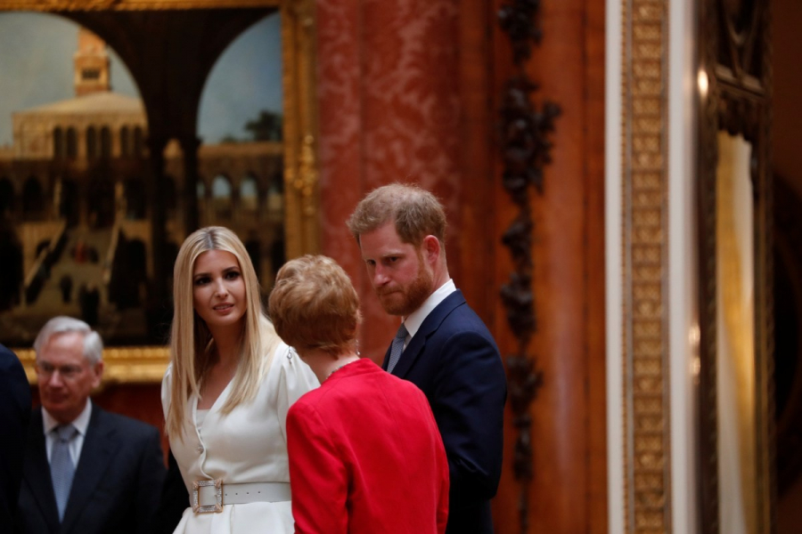 donald-trump-uk-visit-prince-harry-shows-trumps-family-around-buckingham-palace-despite-rumpus-over-wife-meghans-nasty-comments-1559577009440987223600