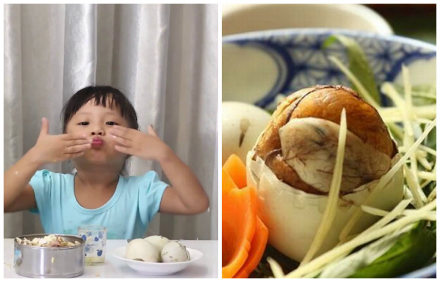 Trẻ ăn nhiều trứng vịt lộn gây rối loạn tiêu hóa