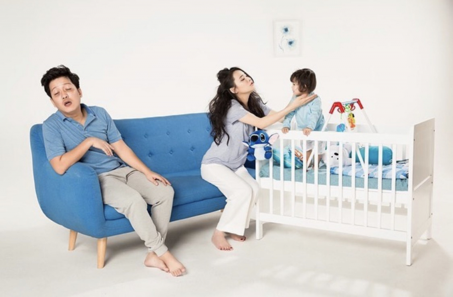 Liên tục tham gia những quảng cáo về gia đình, cặp đôi càng khiến dư luận bàn tán.    