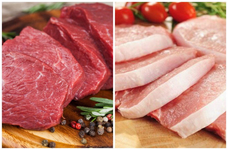 Thịt lợn và thịt bò không nên kết hợp
