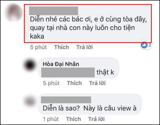 Có người còn khẳng định đây chỉ là dàn dựng.