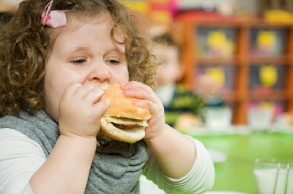 Đồ ăn nhanh cũng làm trẻ béo phì